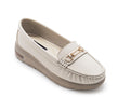 Women's Synthetic Slip-On Loafer — Beige​