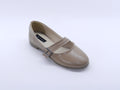 Women's Synthetic Slip-On Ballerina — Coffee