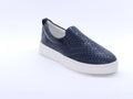 Women's Woven Slip-On Sneaker — Black