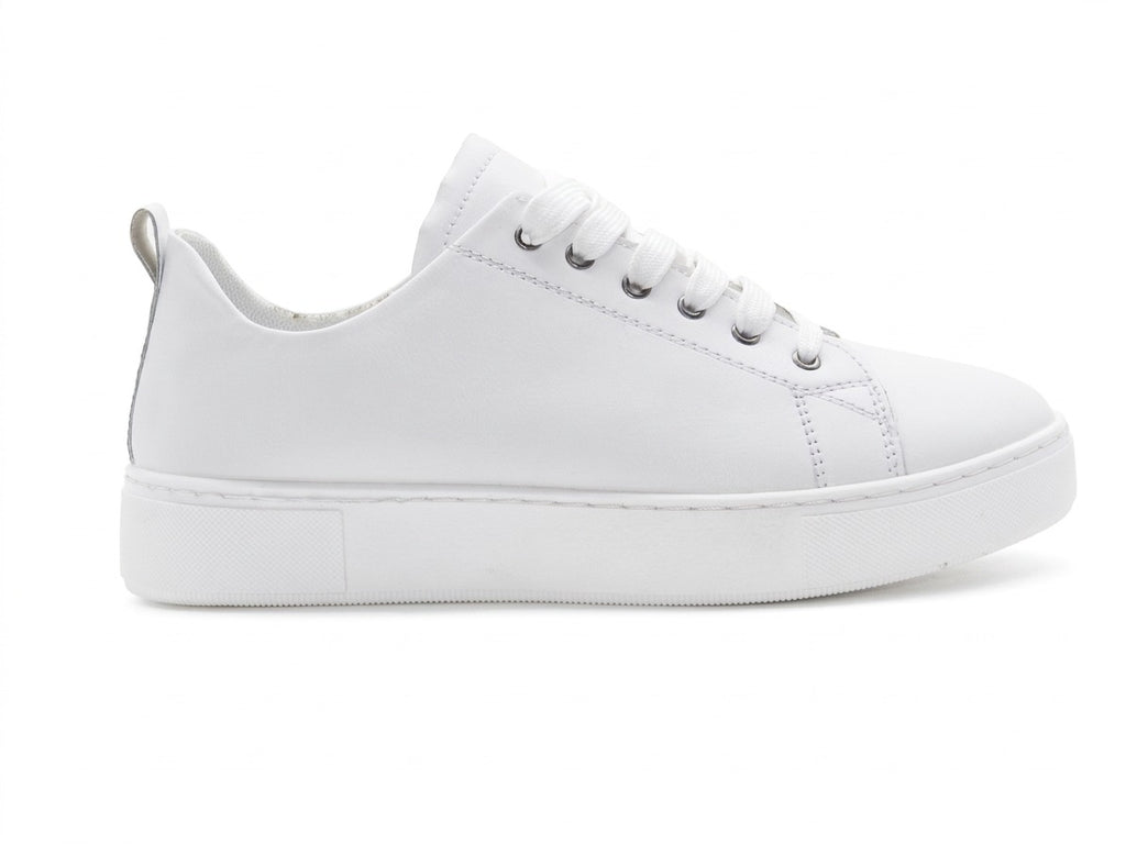 Women's Synthetic Low-Top Sneaker — White​
