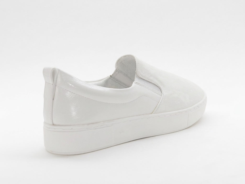 Women's Synthetic Slip-On Sneaker — White​