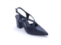 Women's Faux Leather Slingback Sabot — Black