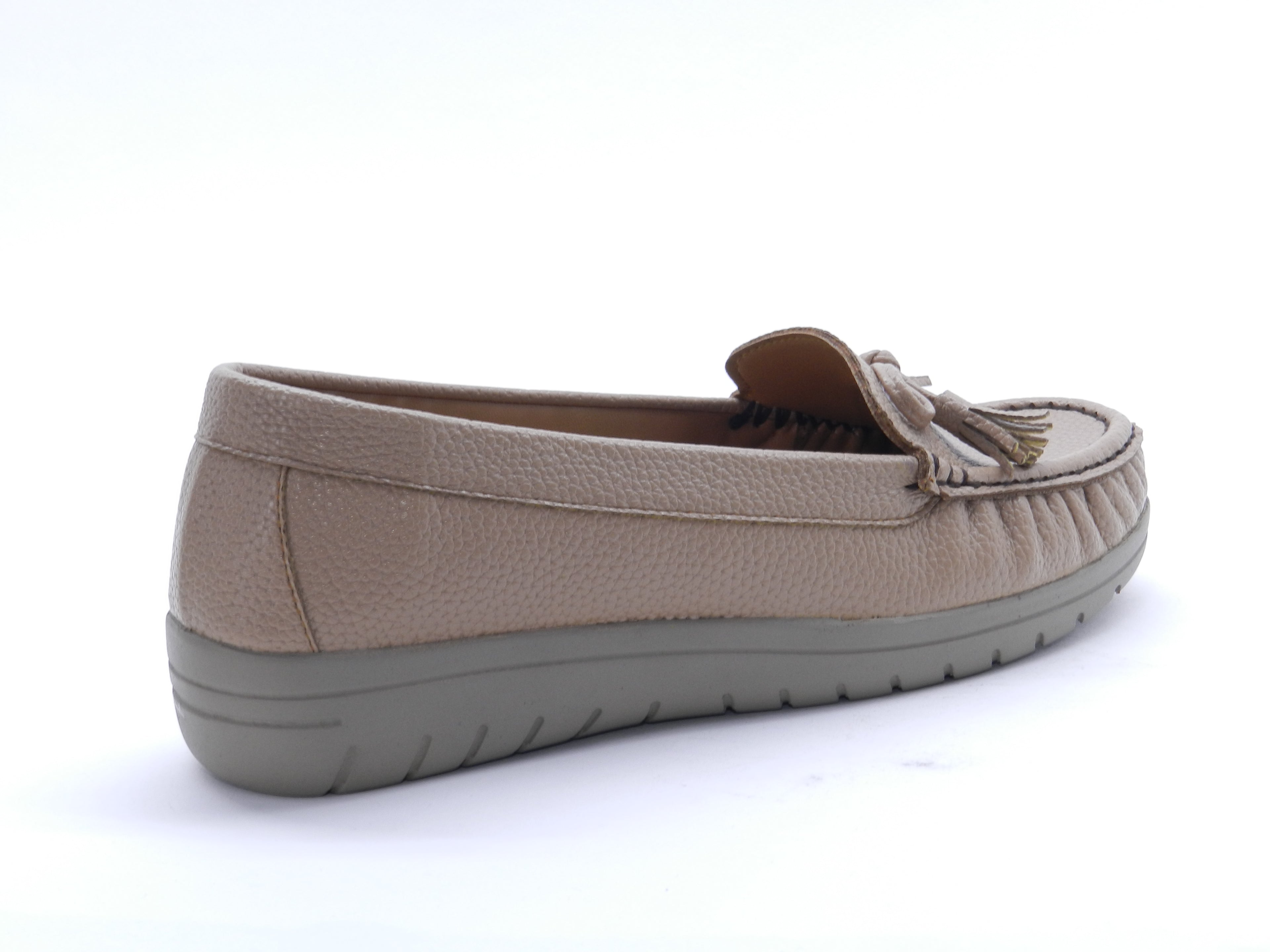 Women's Textured Slip-On Flat — Khaki
