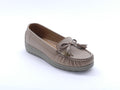 Women's Textured Slip-On Flat — Khaki