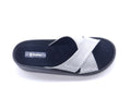 Women's Glitter Wedge Slip-On Slipper — Silver
