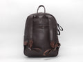 Women's Synthetic Quilted Backpack — Brown