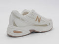 Women's Synthetic Mesh Lace-Up Sneaker — Beige
