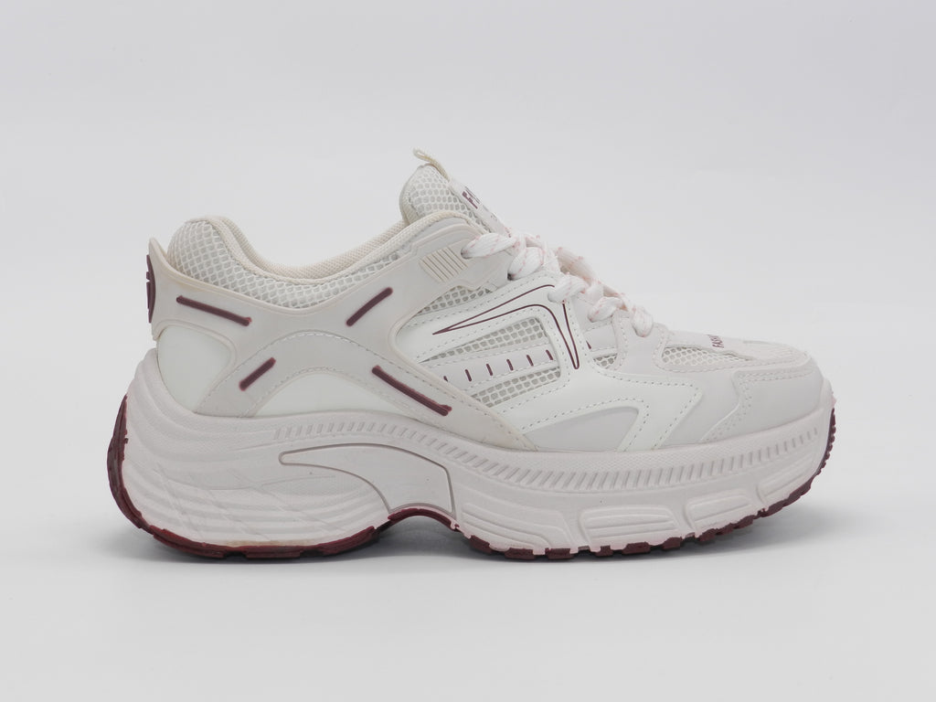 Women's Mesh Chunky Sneaker — Beige