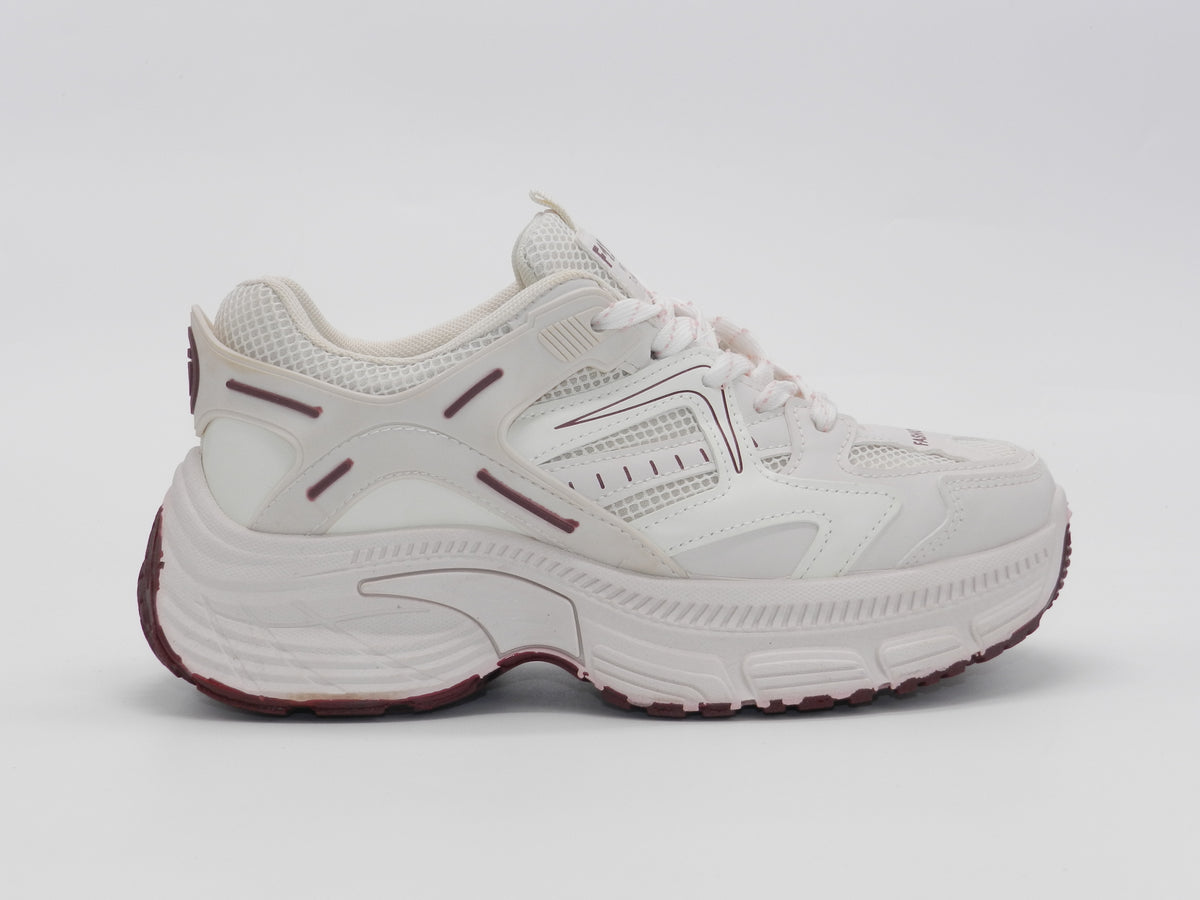 Women's Mesh Chunky Sneaker — Beige