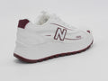 Women's Synthetic Mesh Chunky Sneaker — Burgundy
