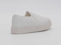 Women's Quilted Slip-On Sneaker — Beige