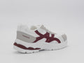 Women's Mesh Lace-Up Sneaker — Burgundy