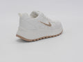 Women's Synthetic Lace-Up Sneaker — Beige