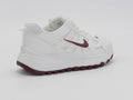 Women's Synthetic Lace-Up Sneaker — Burgundy