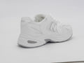 Women's Synthetic Mesh Lace-Up Sneaker — White/Grey
