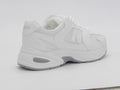 Women's Synthetic Mesh Lace-Up Sneaker — White