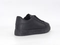 Women's Synthetic Low-Top Sneaker — Black