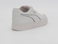 Women's Faux Leather Lace-Up Sneaker — Beige