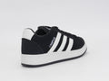 Women's Suede Low-Top Sneaker — Black