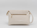 Women's Faux Leather Crossbody Bag — Beige