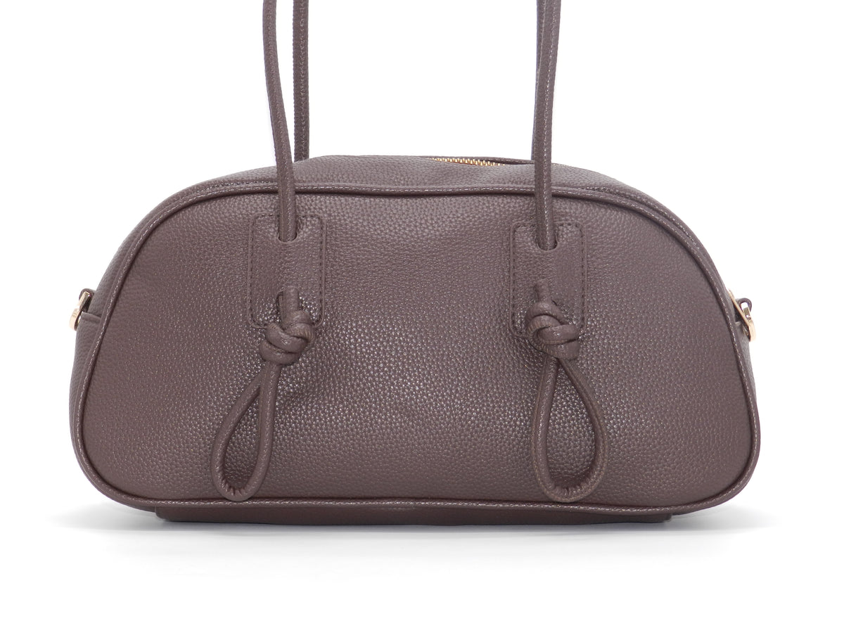 Women's Textured Shoulder Bag — Brown