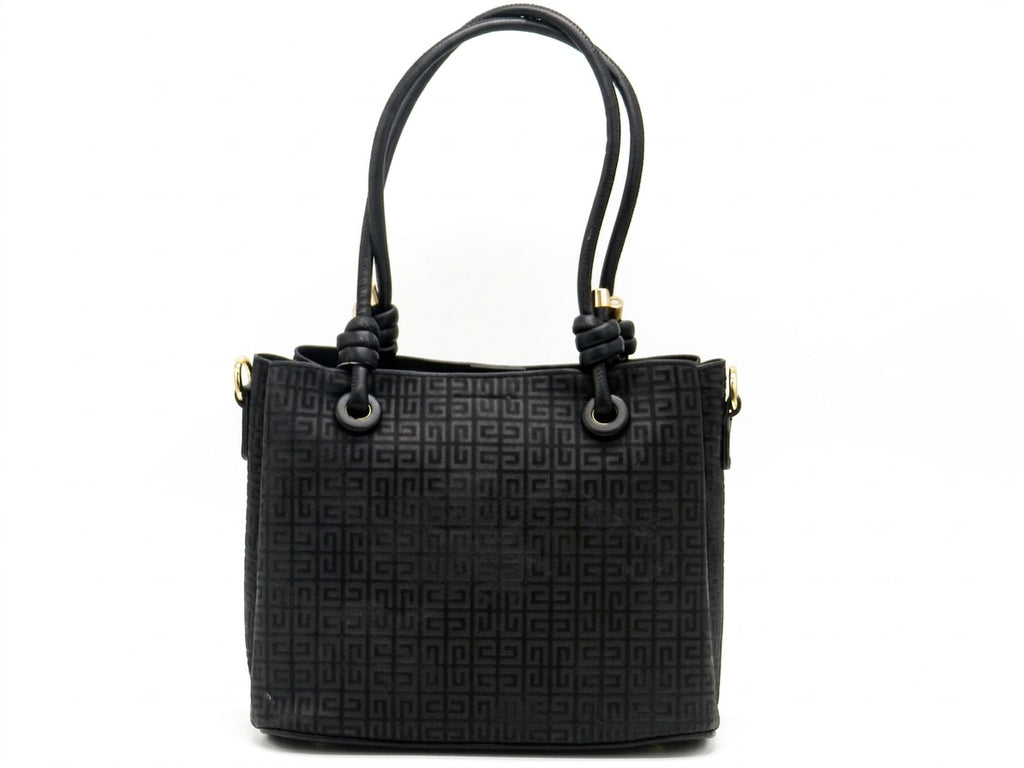 Women's Patterned Tote Bag — Black​