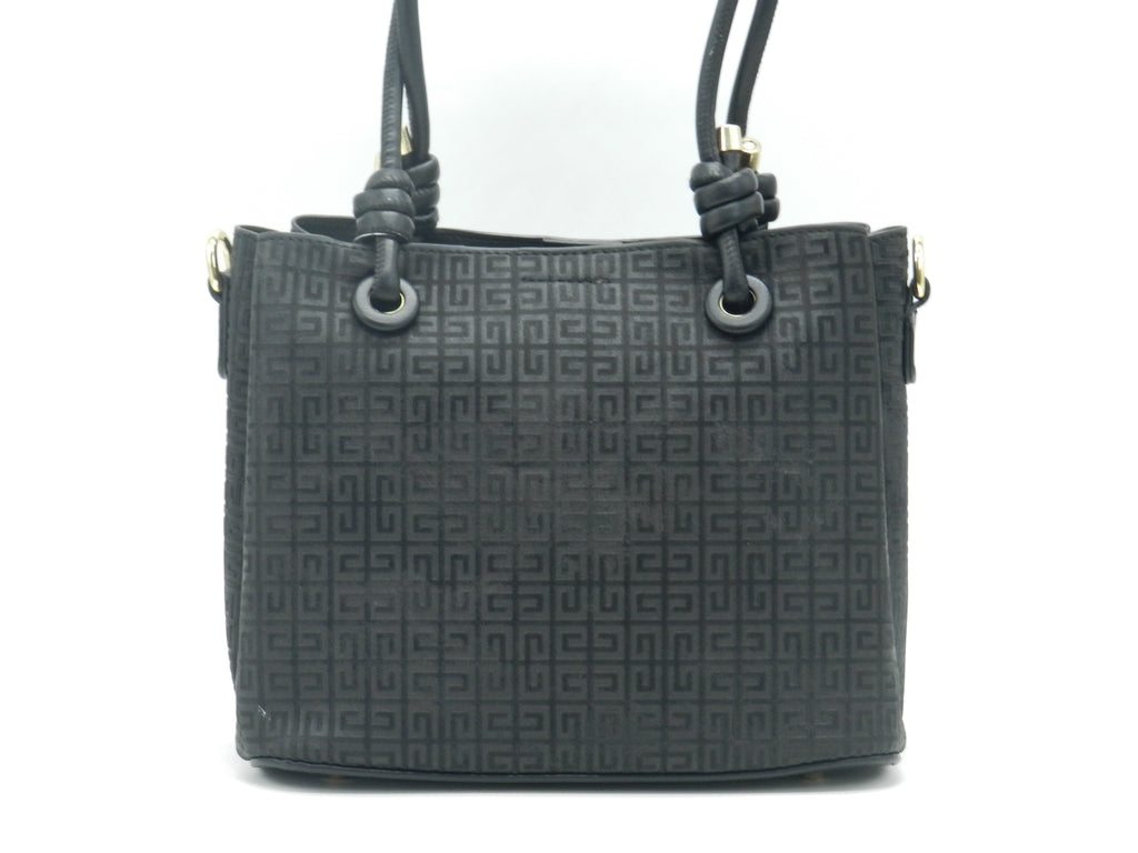 Women's Patterned Tote Bag — Black