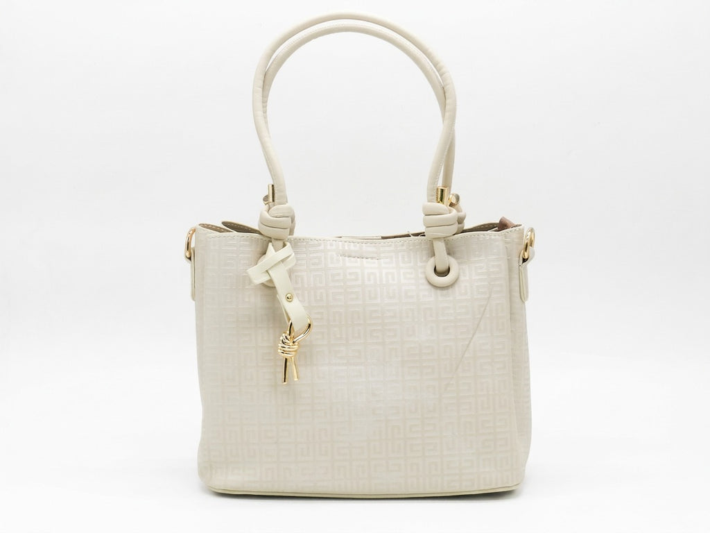 Women's Patterned Tote Bag — Beige​