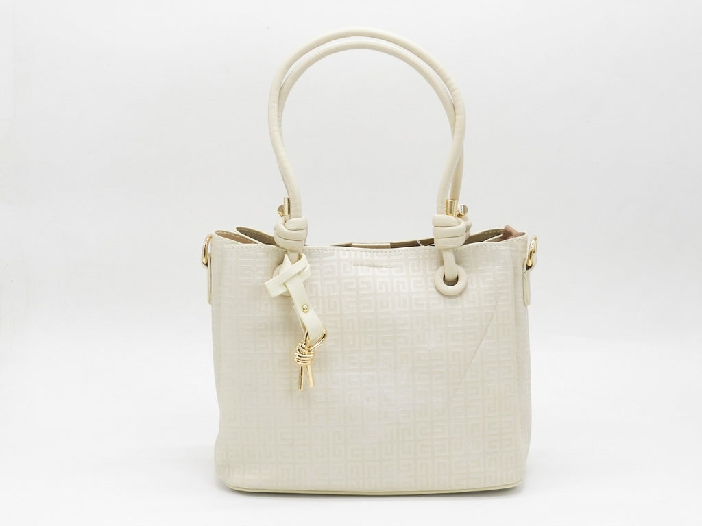 Women's Patterned Tote Bag — Beige​