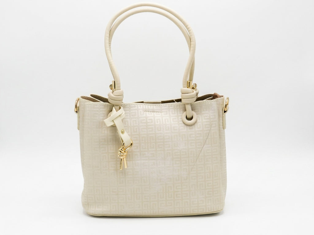 Women's Patterned Tote Bag — Beige​