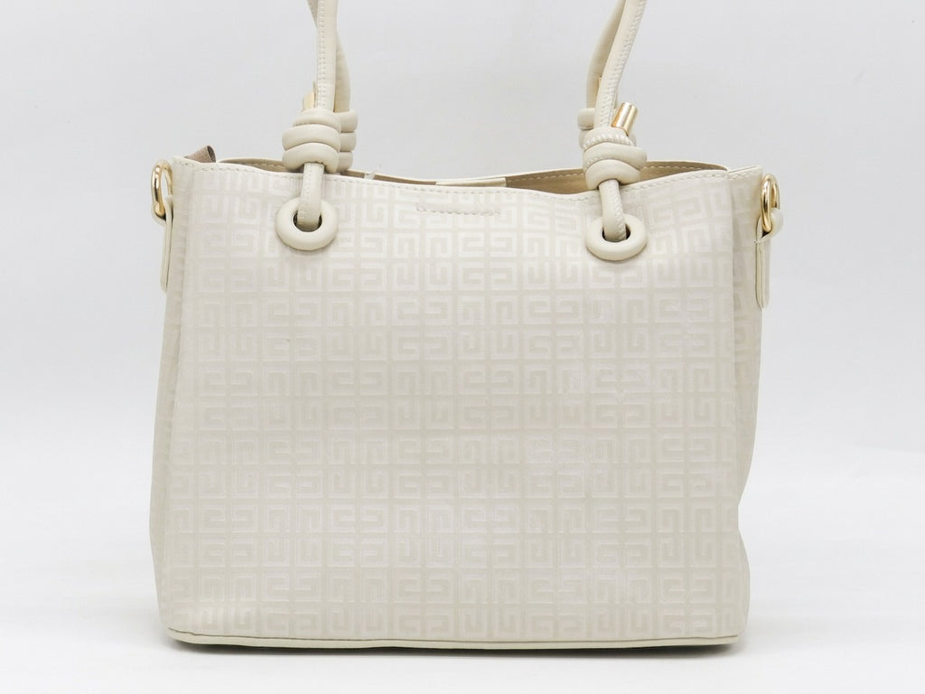 Women's Patterned Tote Bag — Beige​