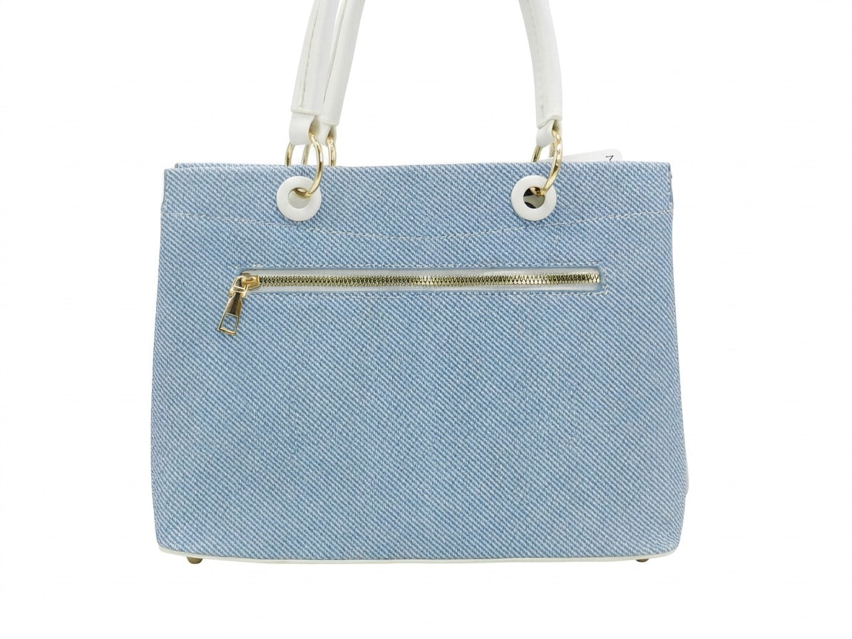 Women's Textured Structured Tote Bag — Black​