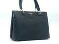 Women's Textured Structured Tote Bag — Black