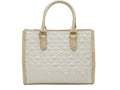 Women's Embossed Tote Bag — White​