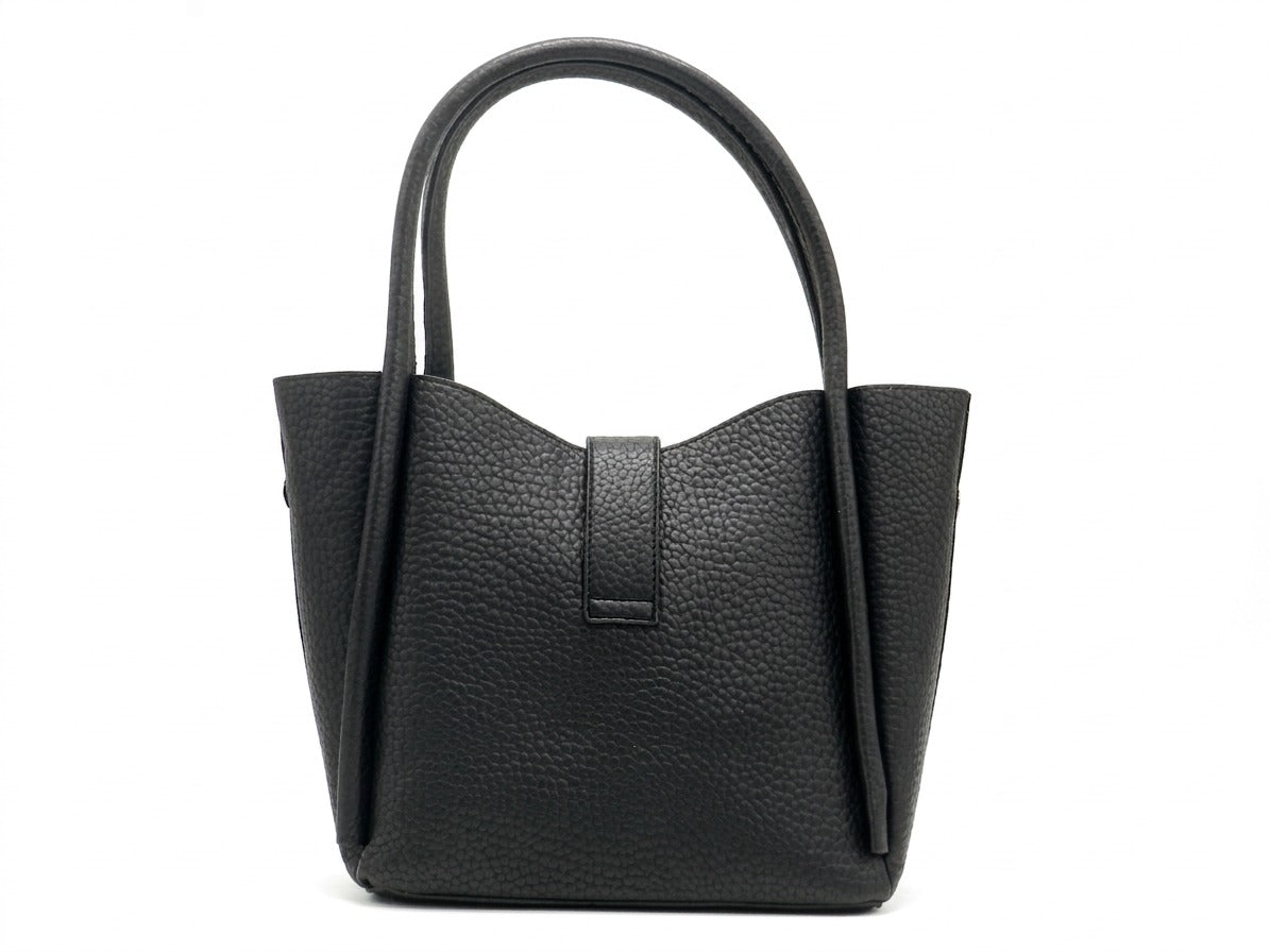 Women's Textured Tote Bag — Black​