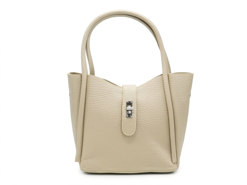 Women's Textured Tote Bag — Beige​