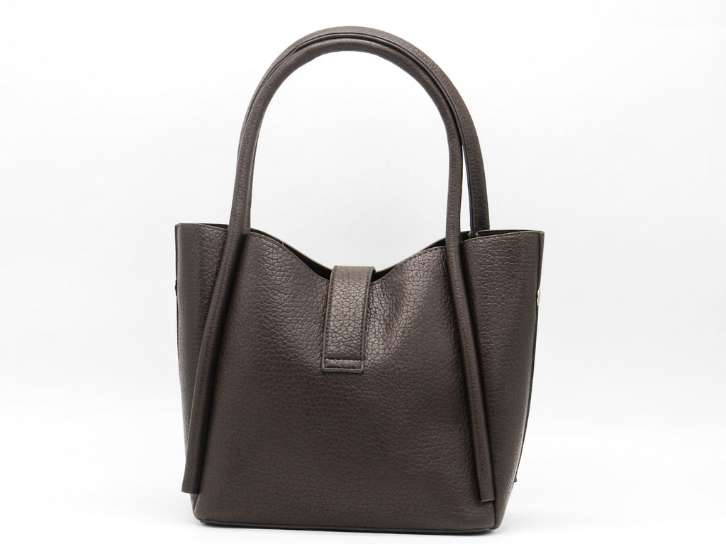 Women's Textured Tote Bag — Brown​