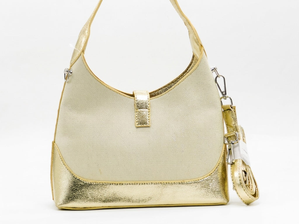 Women's Textured Shoulder Bag — Light Blue​