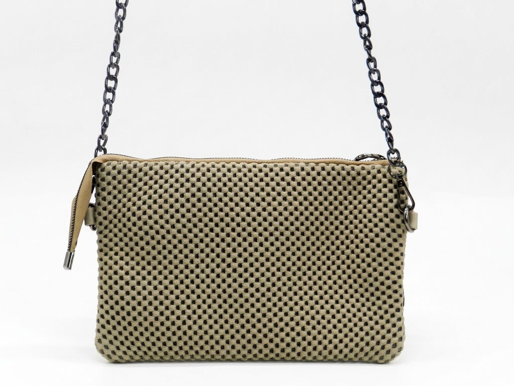 Women's Textured Crossbody Bag — Beige​