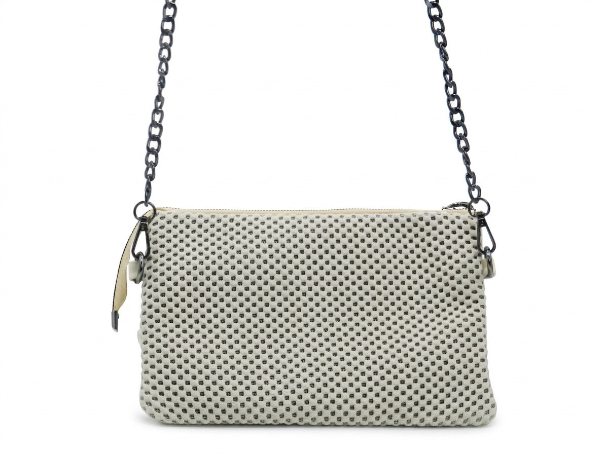 Women's Textured Crossbody Bag — Black​