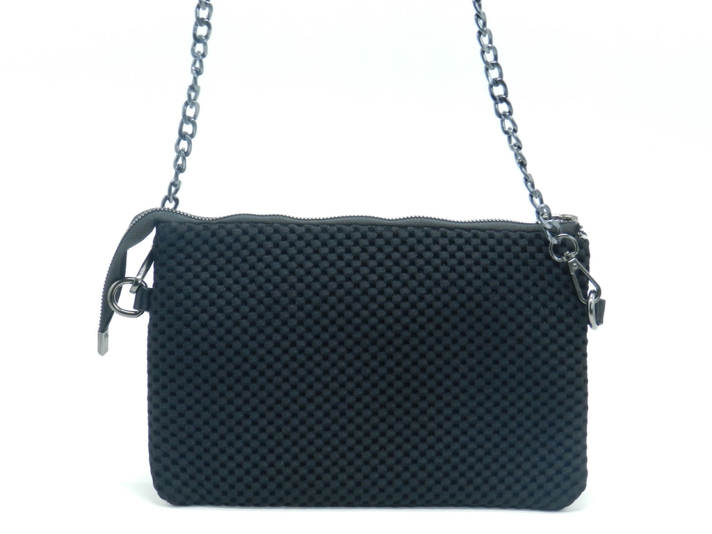 Women's Textured Crossbody Bag — Black
