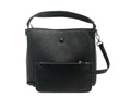 Women's Textured Synthetic Bag — Black​