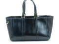 Women's Textured Woven Tote Bag — Black