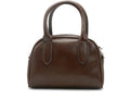 Women's Faux Leather Satchel Bag — Brown​
