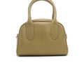 Women's Faux Leather Satchel Bag — Khaki​