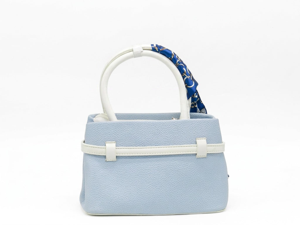 Women's Textured Faux Leather Handbag — Tan​