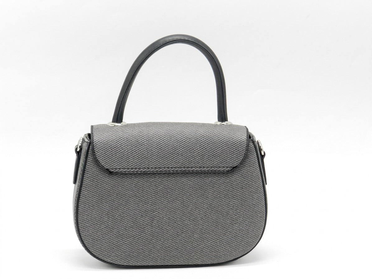 Women's Textured Structured Top Handle Bag — Coffee​