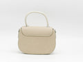 Women's Textured Structured Top Handle Bag — Beige​