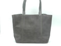 Women's Faux Leather Structured Tote Bag — Brown