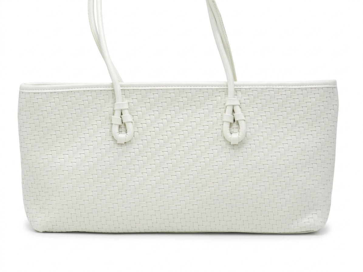 Women's Woven Tote Bag — Black​